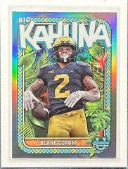 Blake Corum #TBK-21 Football Cards 2023 Bowman Chrome University The Big Kahuna Prices