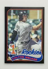 COLTON WELKER Baseball Cards 2020 Topps Update Prospects Prices