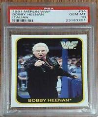 Bobby Heenan [Italian] #34 Wrestling Cards 1991 Merlin WWF Prices