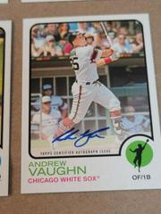 Andrew Vaughn Baseball Cards 2022 Topps Heritage Real One Autographs Prices