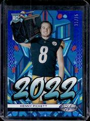 Kenny Pickett [Blue] Football Cards 2022 Panini Certified 2022 Prices