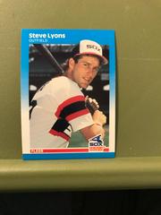 Steve Lyons #502 Baseball Cards 1987 Fleer Prices