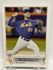 Max Scherzer [Vintage Stock] #US1 Baseball Cards 2022 Topps Update Prices