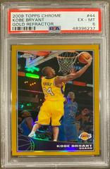 Kobe Bryant [Gold Refractor] Basketball Cards 2009 Topps Chrome Prices