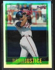 David Justice #86 Baseball Cards 1997 Topps Chrome Prices