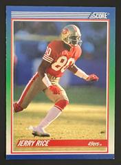 Jerry Rice [100 Hottest] Football Cards 1990 Panini Score 100 Hottest Prices