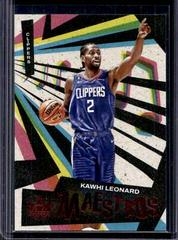 Kawhi Leonard [Ruby] #22 Basketball Cards 2022 Panini Court Kings Maestros Prices