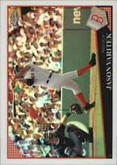 Jason Varitek [Red Refractor] #100 Baseball Cards 2009 Topps Chrome Prices