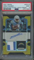 Josh Palmer [Gold] #RPA-JP Football Cards 2021 Panini Prizm Rookie Patch Autographs Prices