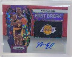 Nick Van Exel [Red] #39 Basketball Cards 2023 Panini Prizm Fast Break Autograph Prices