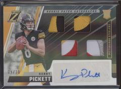 Kenny Pickett [Patch Autograph Gold] #201 Football Cards 2022 Panini Zenith Prices