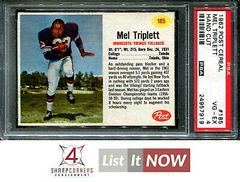Mel Triplett [Hand Cut] #185 Football Cards 1962 Post Cereal Prices
