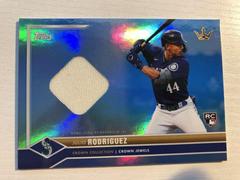 Julio Rodriguez [Relic Blue Rainbow] #15 Baseball Cards 2022 Topps X Bobby Witt Jr. Crown Prices
