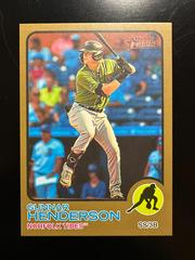 Gunnar Henderson [Gold] #147 Baseball Cards 2022 Topps Heritage Minor League Prices