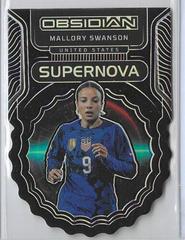 Mallory Swanson [Purple] #15 Soccer Cards 2022 Panini Obsidian Supernova Prices