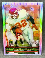 Marcus Allen [Refractor] #129 Football Cards 1996 Topps Chrome Prices