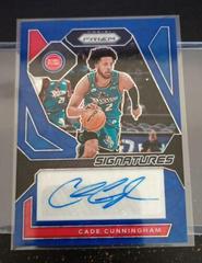 Cade Cunningham [Blue Choice Prizm] #40 Basketball Cards 2023 Panini Prizm Signature Prices