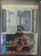 Kennedy Chandler #FBR-KCG Basketball Cards 2022 Panini Prizm Fast Break Rookie Autographs Prices