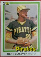 Bert Blyleven #135 Baseball Cards 1981 Donruss Prices