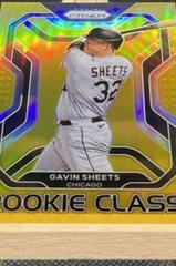 Gavin Sheets [Gold Prizm] Baseball Cards 2022 Panini Prizm Rookie Class Prices