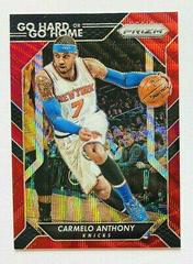 Carmelo Anthony [Ruby Wave Prizm] #16 Basketball Cards 2016 Panini Prizm Go Hard or Go Home Prices