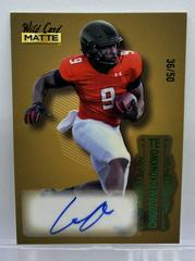 Chigoziem Okonkwo [Gold Green Foil] #MB-A Football Cards 2022 Wild Card Matte Autographs Prices