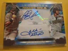 Juan Soto, Fernando Tatis Jr. [Blue] #IDA-TS Baseball Cards 2023 Topps Inception Dual Autographs Prices