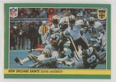New Orleans Saints [Saints Sandwich] Football Cards 1984 Fleer Team Action Prices