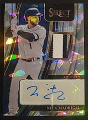 Nick Madrigal [Cracked Ice] Baseball Cards 2022 Panini Select Signature Materials Prices
