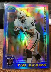 Tim Brown [Refractor] Football Cards 2000 Topps Chrome Prices