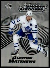 Auston Matthews #SG38 Hockey Cards 2022 Upper Deck Smooth Grooves Prices