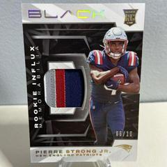 Pierre Strong Jr. [Gold] #RIM-PST Football Cards 2022 Panini Black Rookie Influx Memorabilia Prices