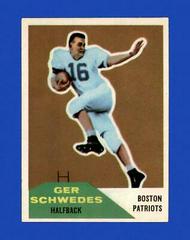 Gerhard Schwedes Football Cards 1960 Fleer Prices
