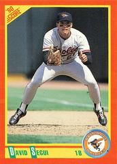 David Segui #95T Baseball Cards 1990 Score Traded Prices