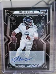 Malik Willis [Autograph] #102 Football Cards 2022 Panini Obsidian Prices