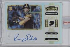 Kenny Pickett [SP Variation Autograph Championship Ticket] Football Cards 2022 Panini Contenders Prices