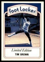 Tim Brown #8 Basketball Cards 1991 Foot Locker Slam Fest Prices