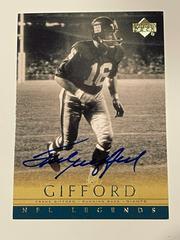 Frank Gifford [Gold] Football Cards 2000 Upper Deck Legends Autographs Prices