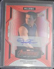 Jeremy Renner as Hawkeye [Red Auto] #132 Marvel 2022 Allure Prices