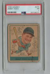 Jimmy Foxx Baseball Cards 1938 Goudey Prices