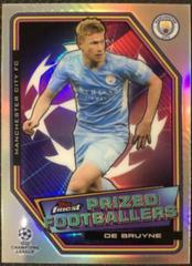 Kevin De Bruyne Soccer Cards 2021 Topps Finest UEFA Champions League Prized Footballers Prices