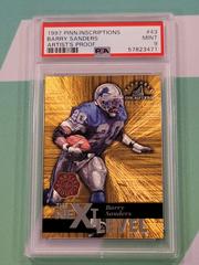 Barry Sanders [Artist's Proof] #43 Football Cards 1997 Pinnacle Inscriptions Prices