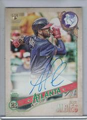 Ozzie Albies [GQ Logo Swap] #GQA-OA Baseball Cards 2018 Topps Gypsy Queen Autographs Prices