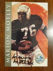 Marion Motley Football Cards 1998 Ron Mix HOF Platinum Autographs Prices