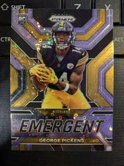 George Pickens [No Huddle] #E-17 Football Cards 2022 Panini Prizm Emergent Prices