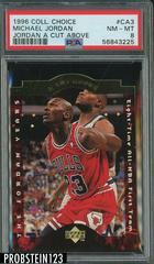 Michael Jordan #CA3 Basketball Cards 1996 Collector's Choice Jordan Cut Above Prices