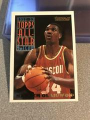 Hakeem Olajuwon #116 Basketball Cards 1993 Topps Gold Prices