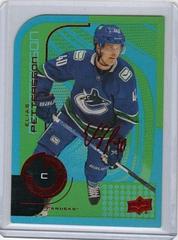 Elias Pettersson [Green] Hockey Cards 2022 Upper Deck MVP Colors and Contours Prices