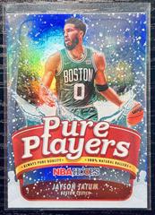 Jayson Tatum [Winter Holo] #9 Basketball Cards 2022 Panini Hoops Pure Players Prices