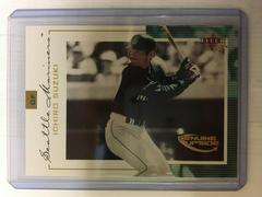 Ichiro Suzuki #101 Baseball Cards 2001 Fleer Genuine Prices